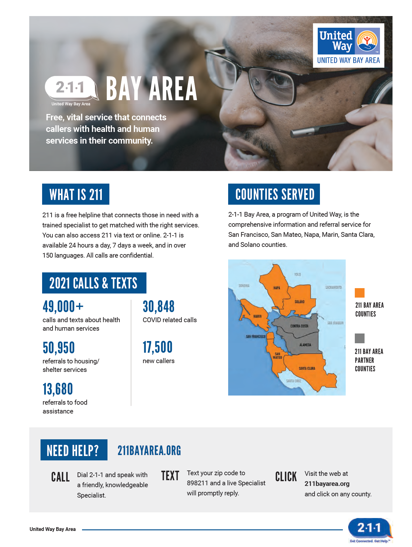 211 Bay Area 1-Pager 2023